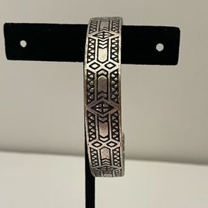 Silver plated cuff